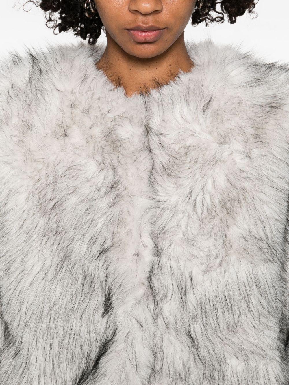 BETTA CORRADI Ecopelliccia con maniche a 3/4