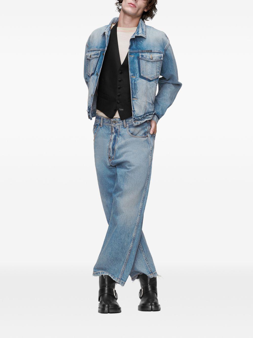 MAISON MARGIELA Giacca in denim azzurro chiaro