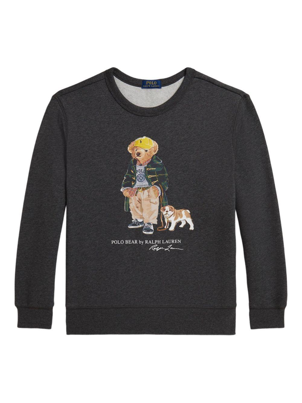 POLO RALPH LAUREN Felpa con stampa Polo Bear