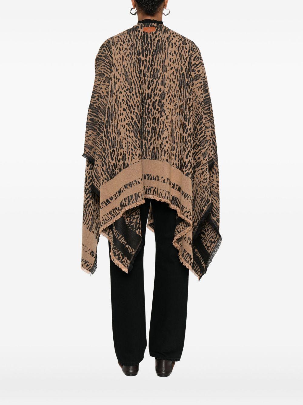 LIUJO Poncho animalier