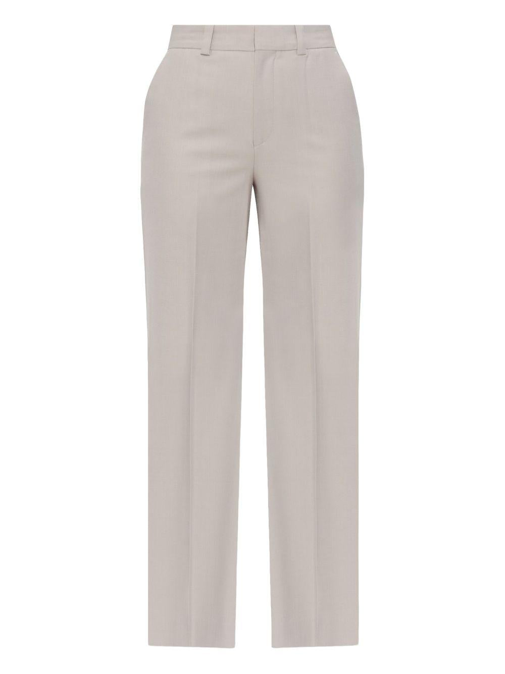 VICTORIA BECKHAM Pantaloni sartoriali a gamba ampia grigio