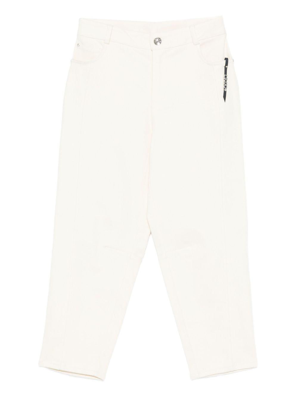 LIUJO Pantaloni in cotone bianco