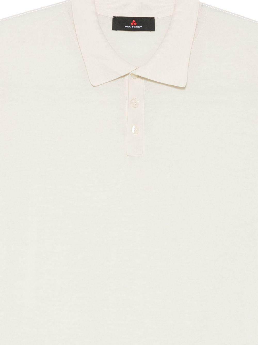 PEUTEREY Polo Malaga in cotone color panna