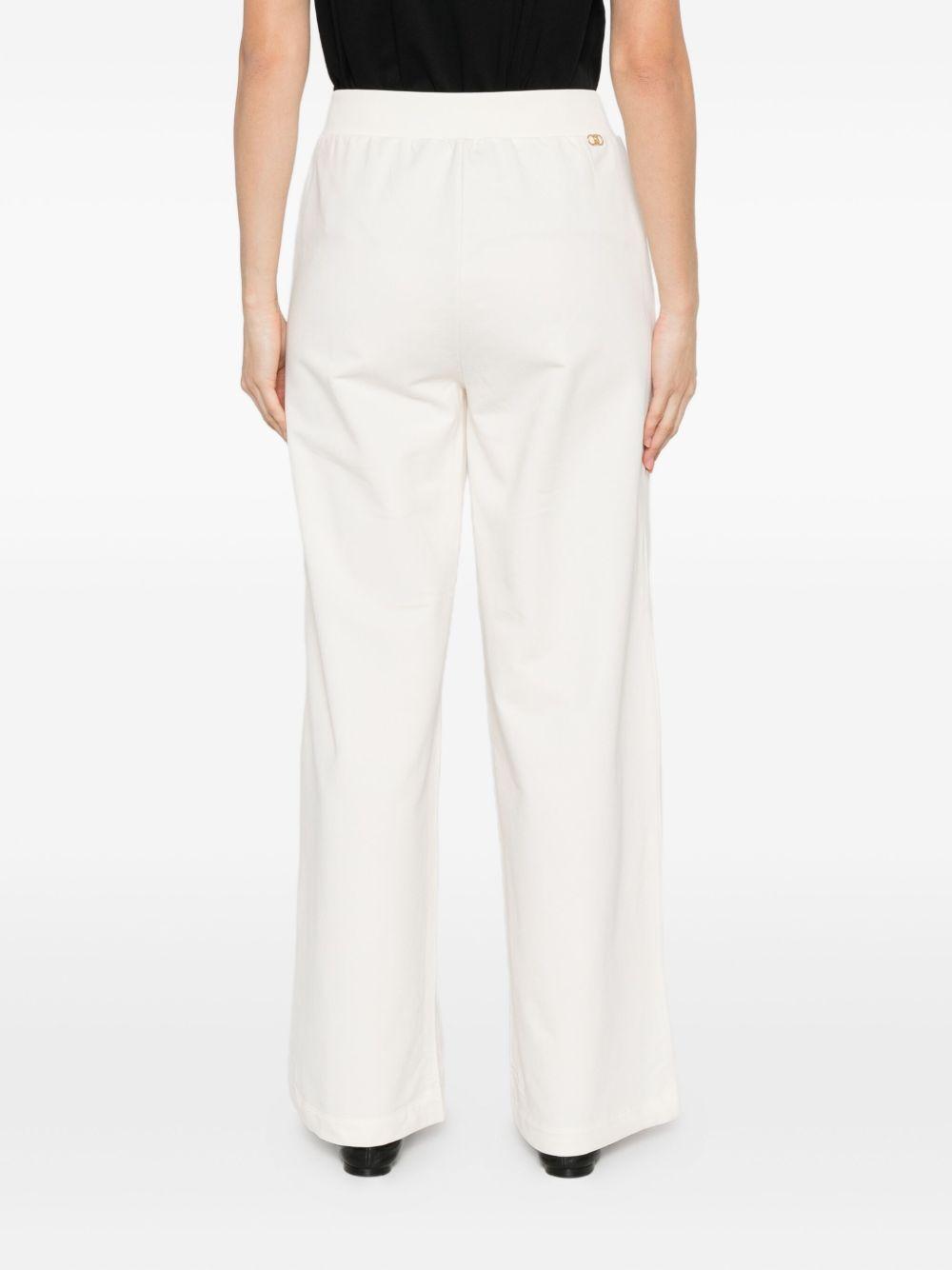 LIUJO Pantaloni sportivi bianco con logo