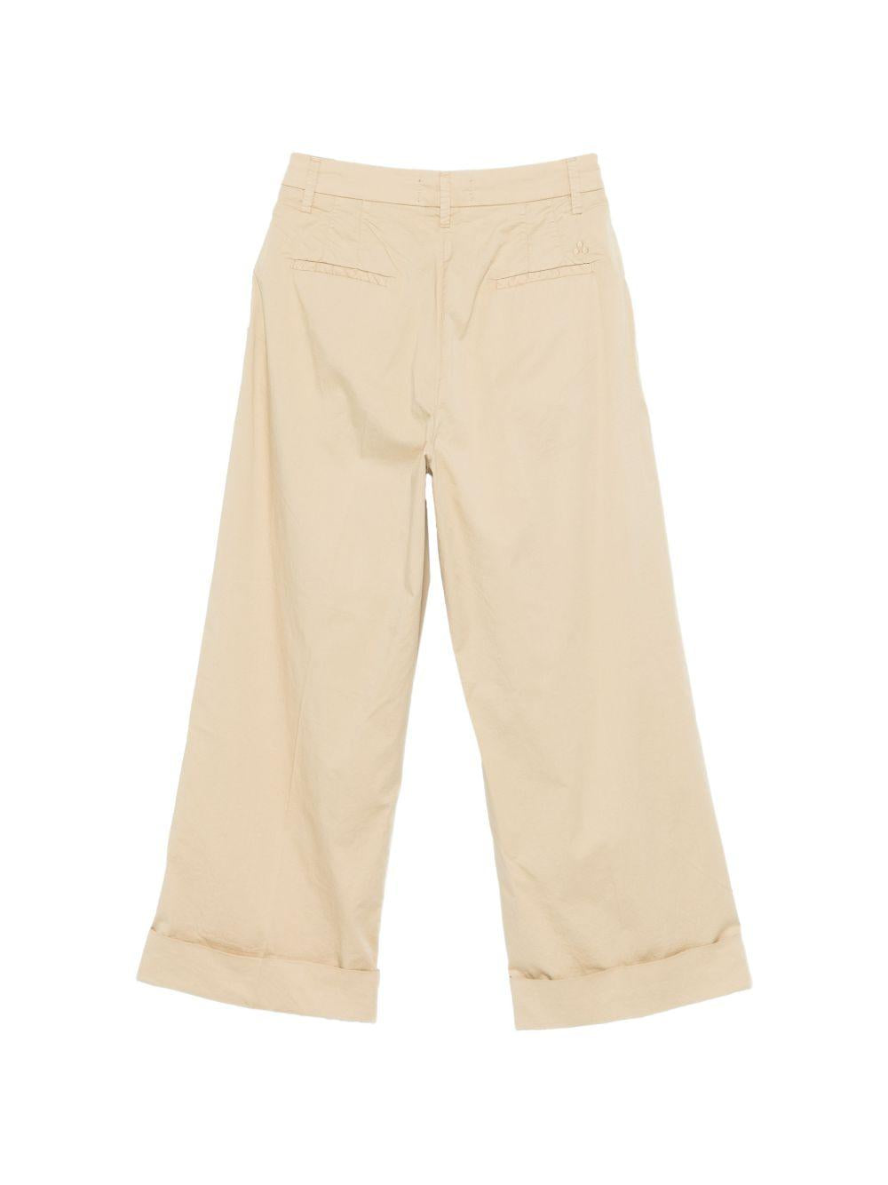 PEUTEREY Pantaloni Ralph beige in cotone elasticizzato