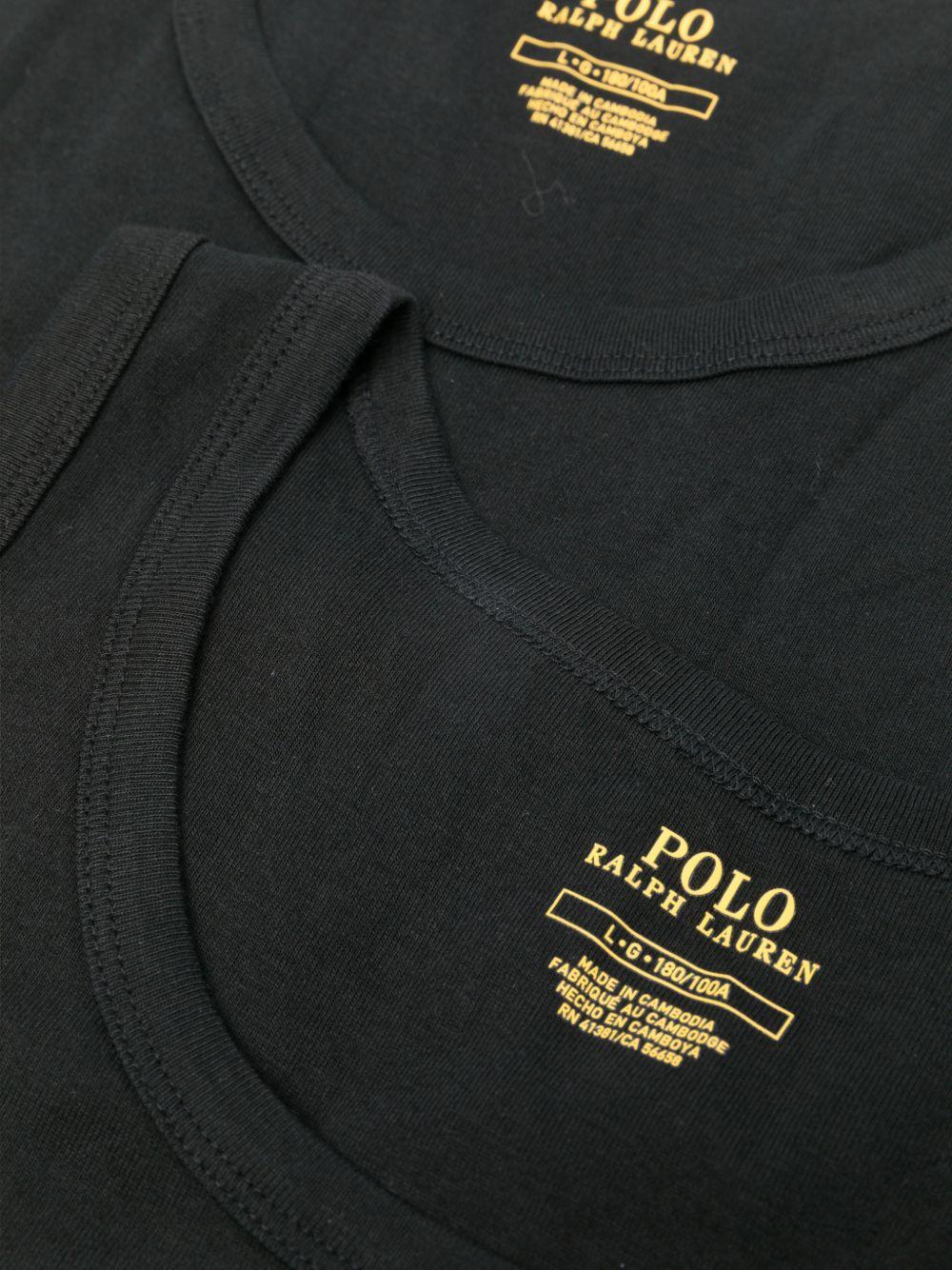 POLO RALPH LAUREN Confezione da 2 magliette in cotone nero