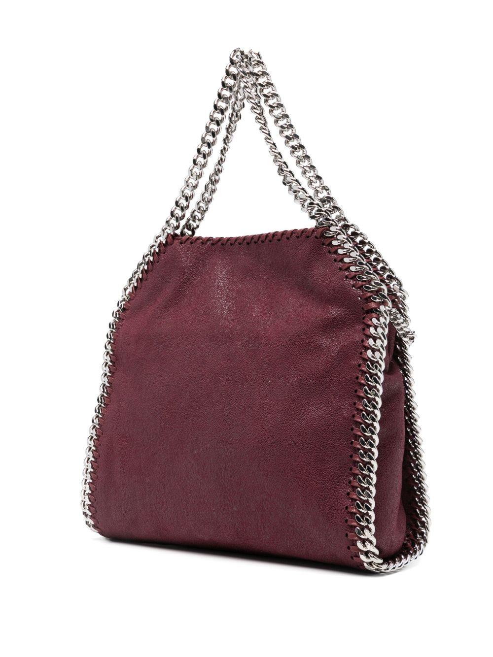 STELLA MCCARTNEY Borsa 'Falabella Mini' bordeaux