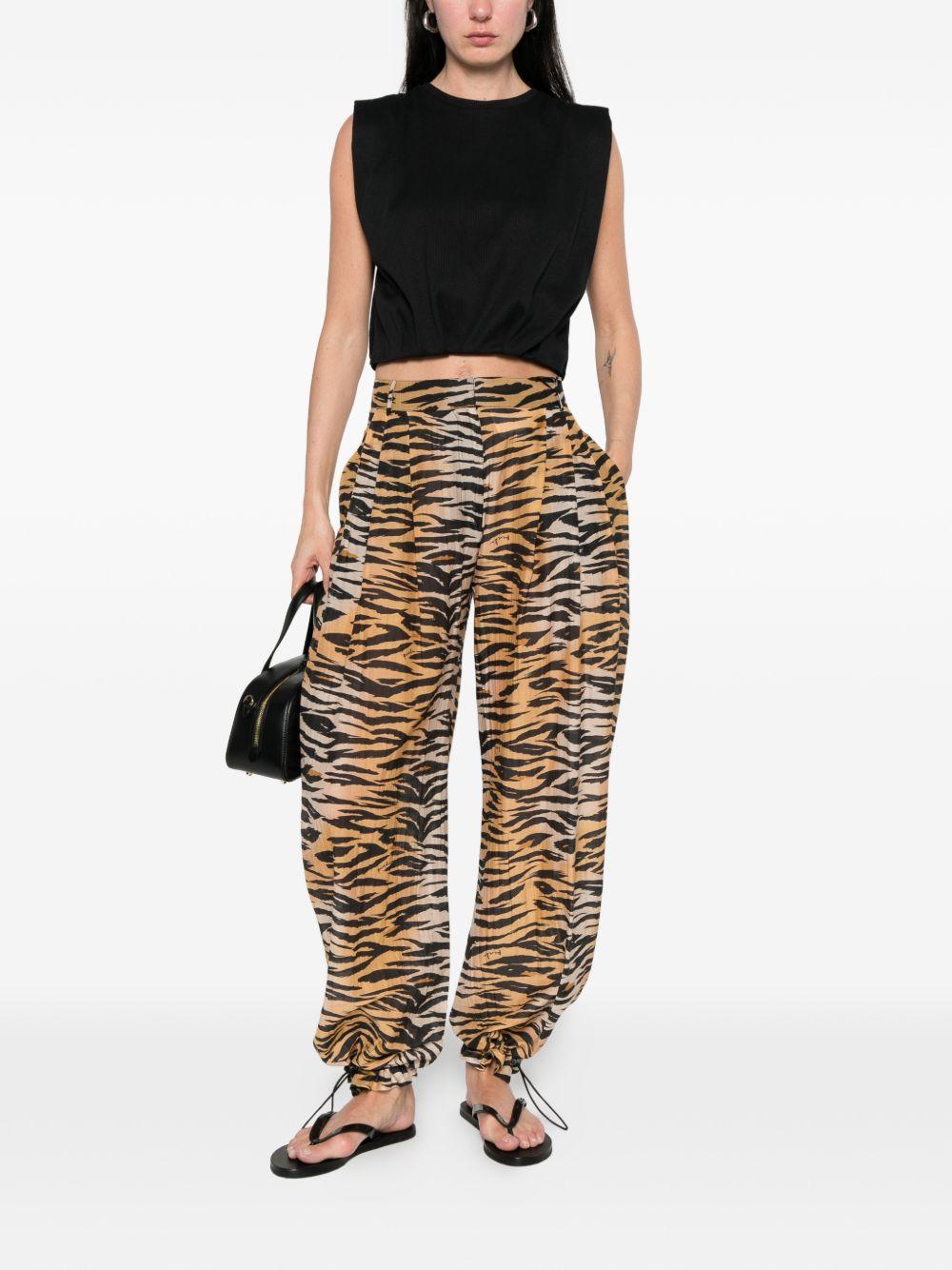 PINKO Pantaloni casual Lizbeth con stampa animalier