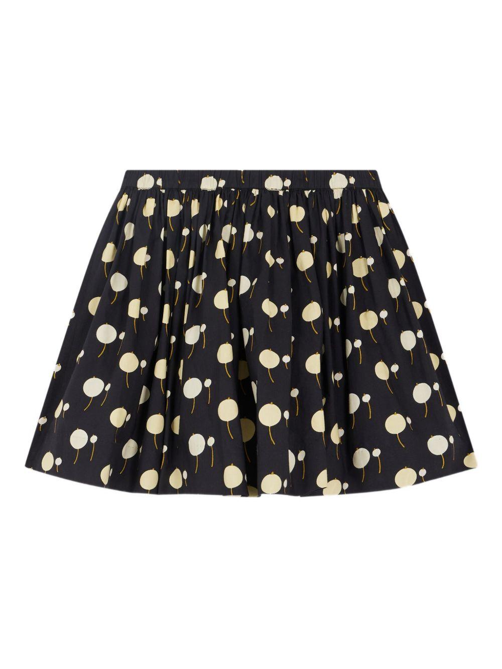 BONPOINT Gonna 'Suzon' con stampa grafica all-over