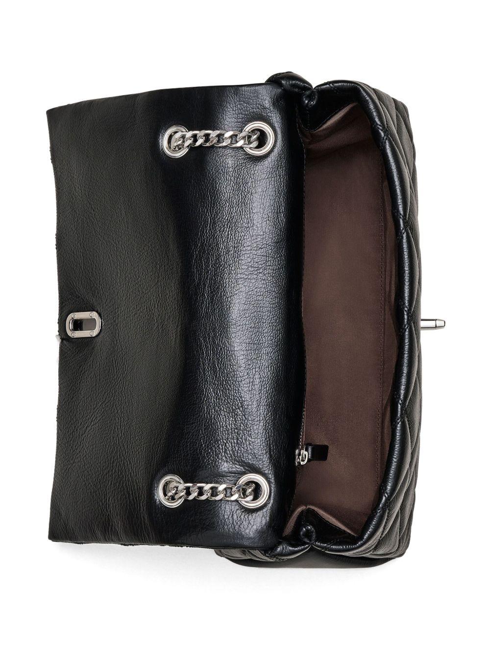 MARC JACOBS Borsa 'The Quilted Dual Convertible Shoulder Bag' nera