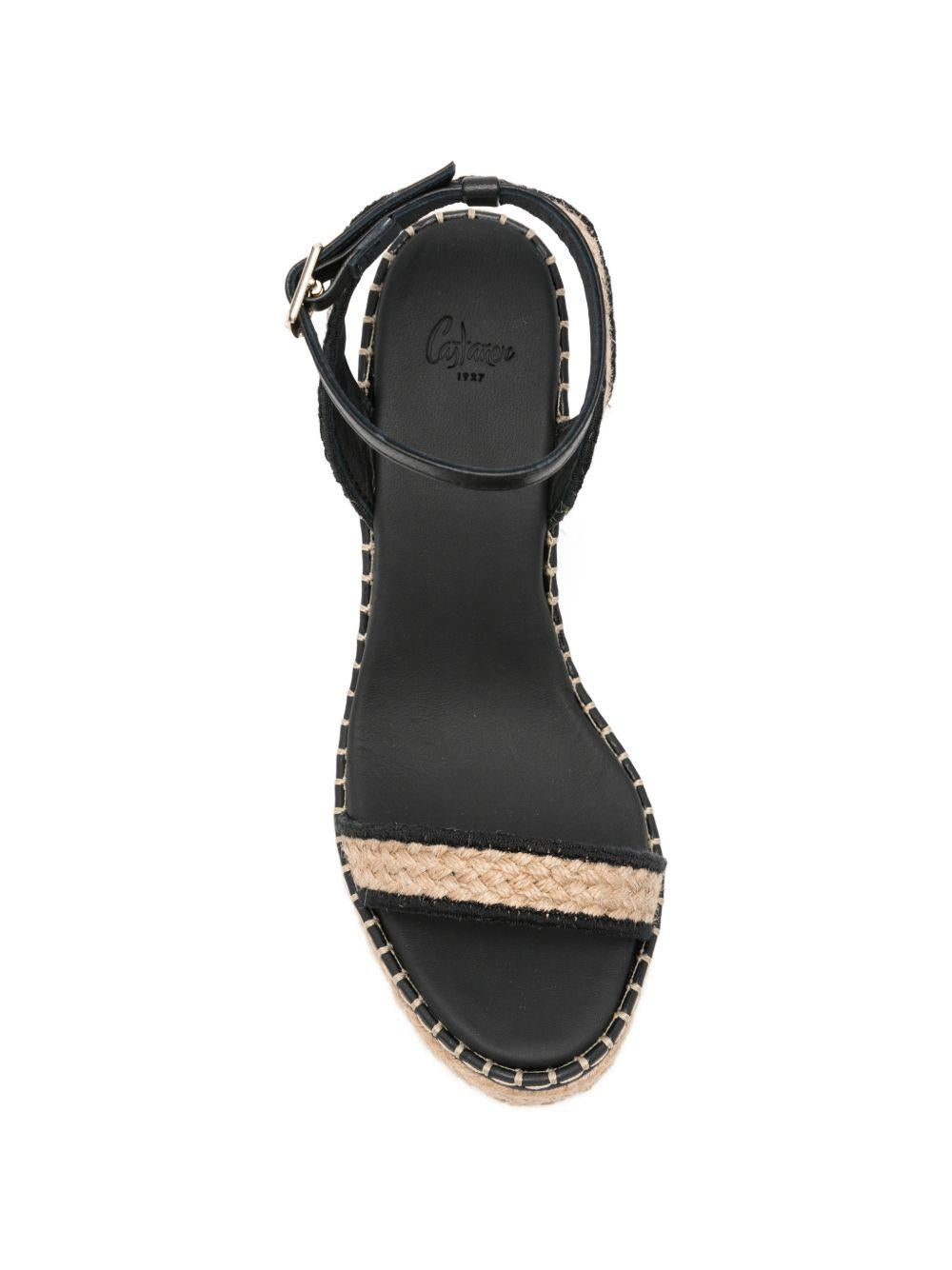 CASTANER Zeppe Bera beige e nero