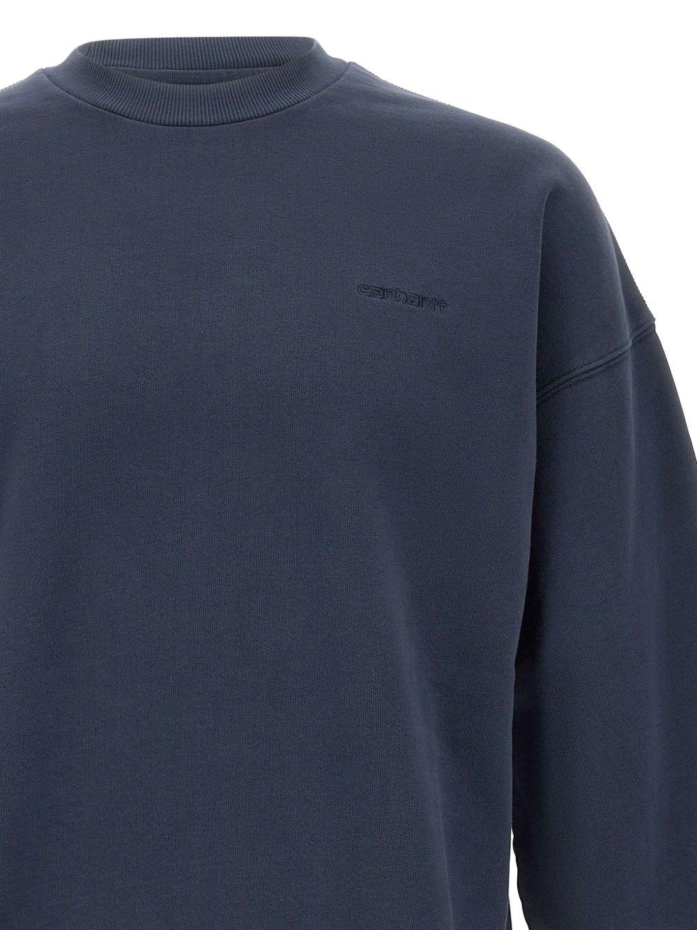 CARHARTT WIP Felpa girocollo blu in cotone