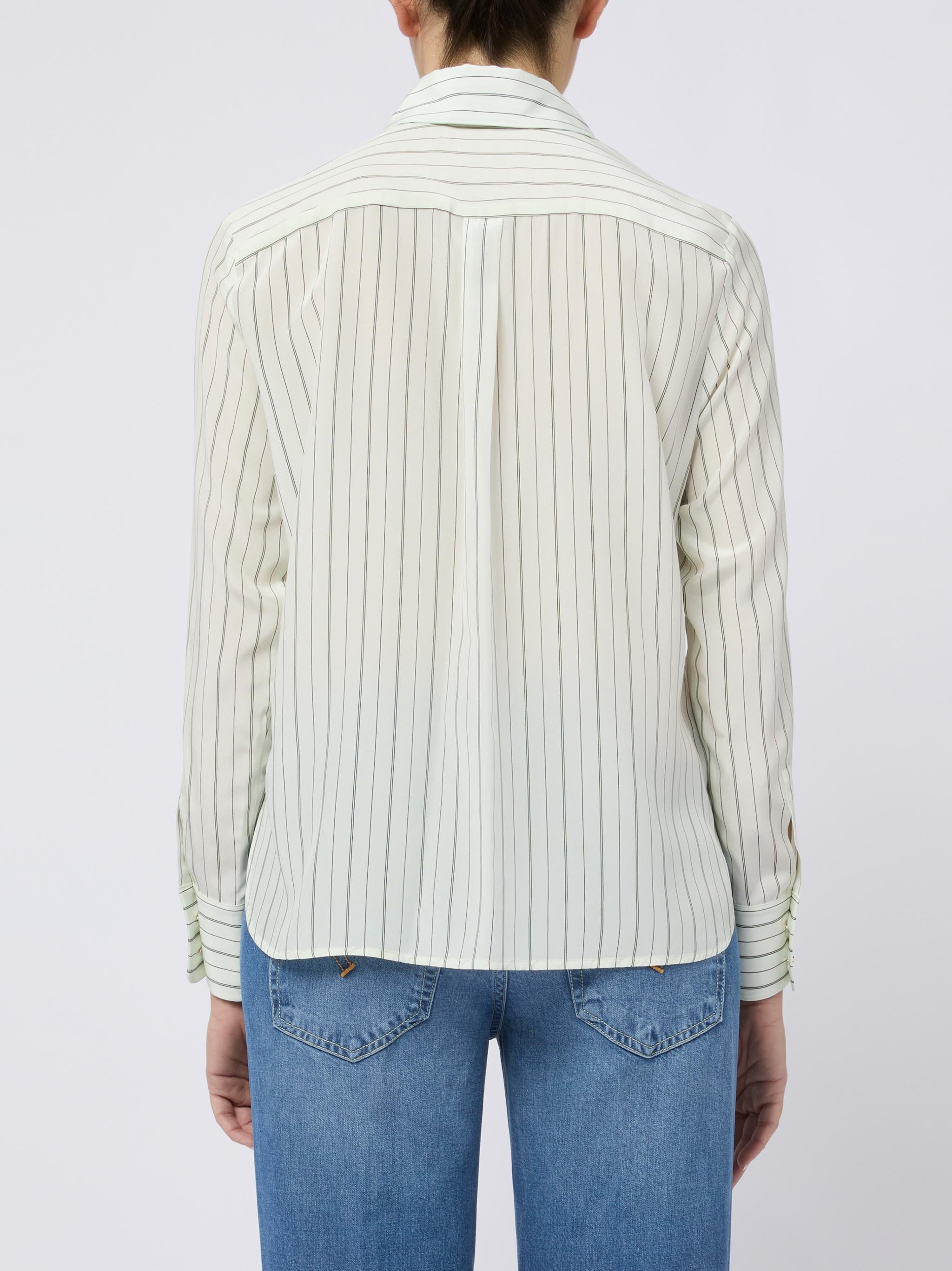 MAX MARA STUDIO Camicia Flirt a righe verdi
