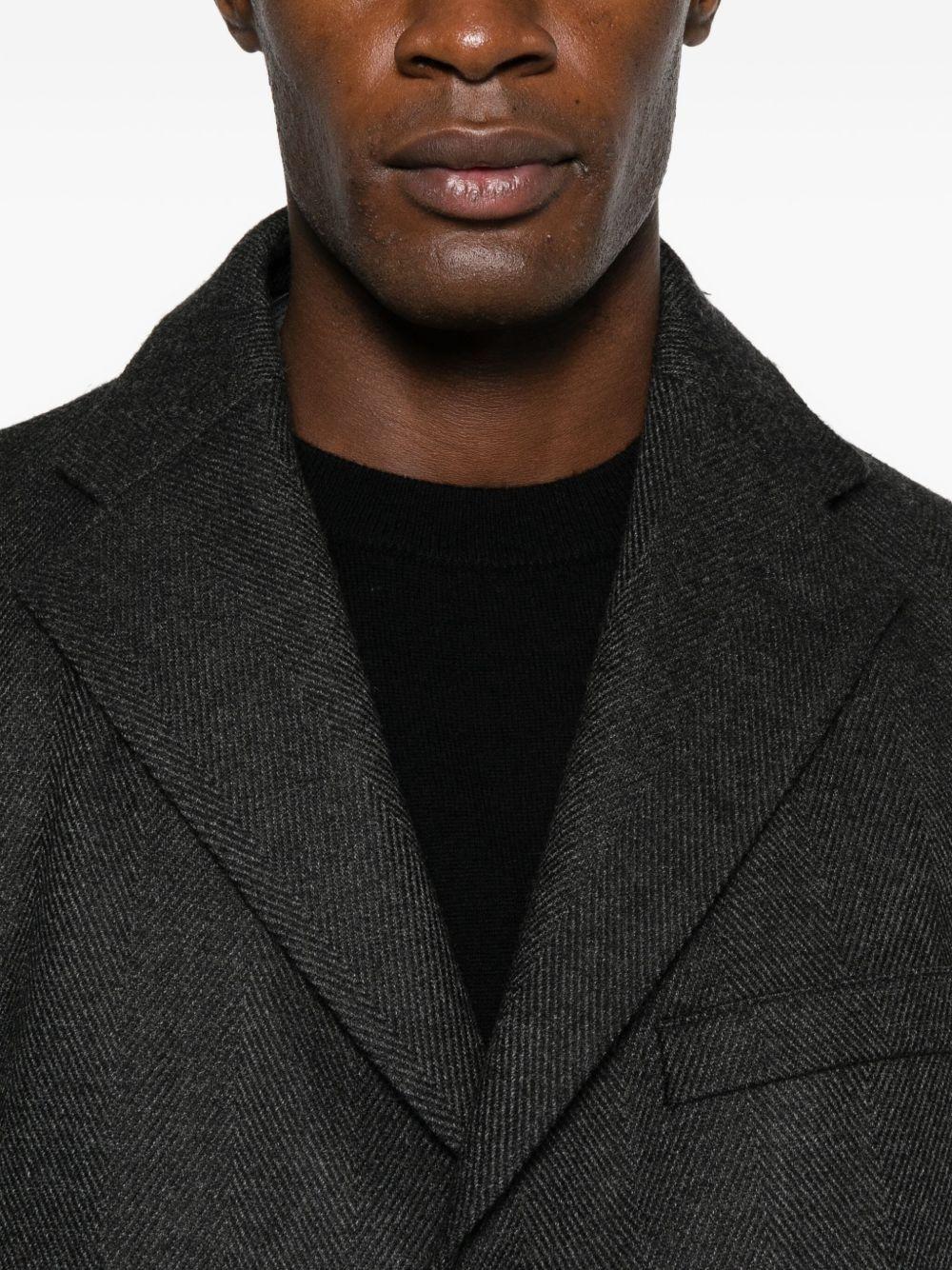 CORNELIANI Blazer in lana grigia