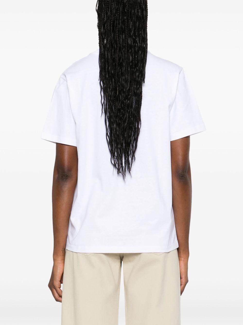 COPERNI T-shirt 'Logo Boxy' in cotone bianco