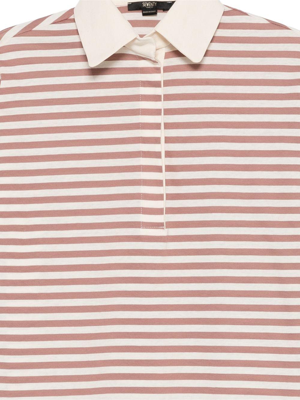 SEVENTY Polo in cotone a righe