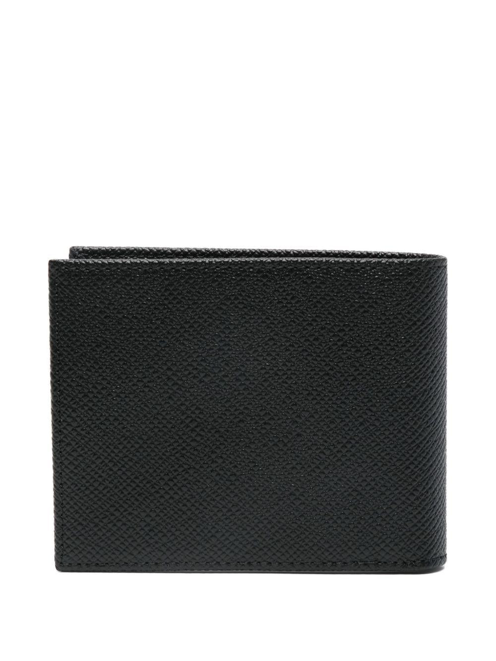 JOHN RICHMOND Portafoglio nero di pelle con logo