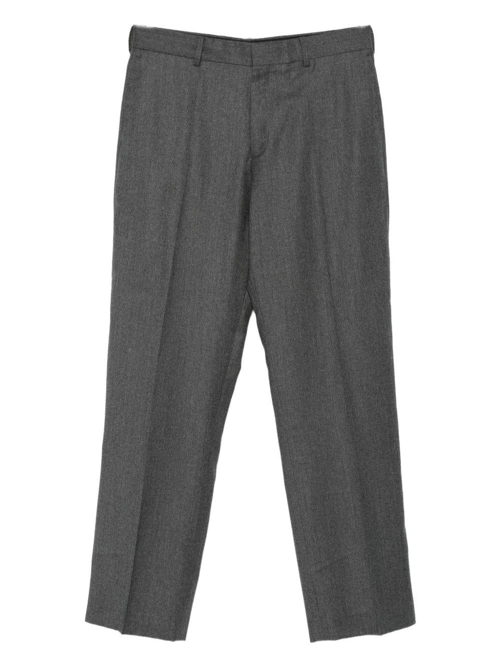PAUL SMITH Pantalone elegante in lana e cashmere grigio