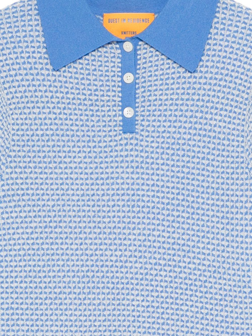 GUEST IN RESIDENCE Polo in cashmere azzurro