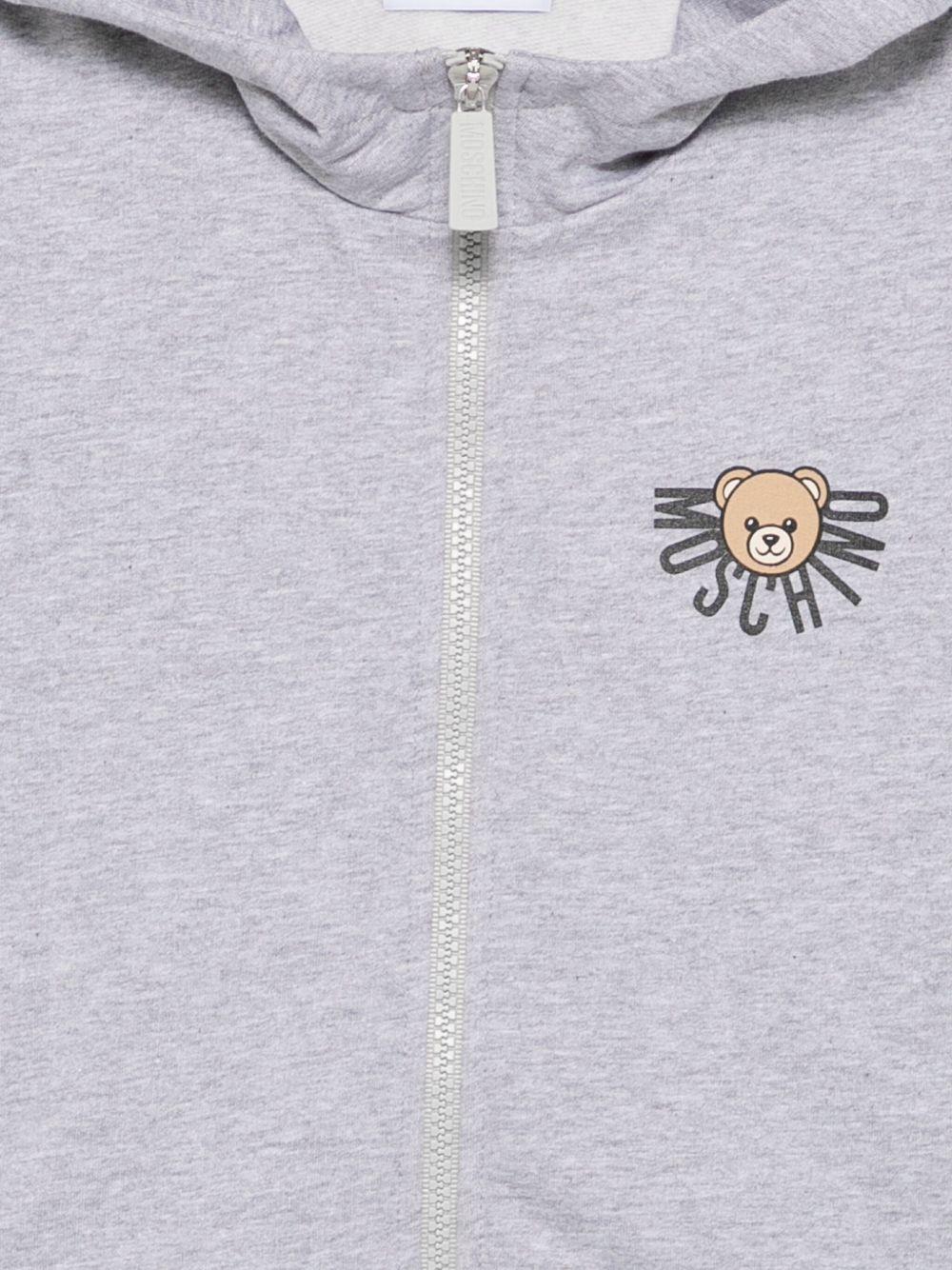 MOSCHINO Felpa con cappuccio e logo