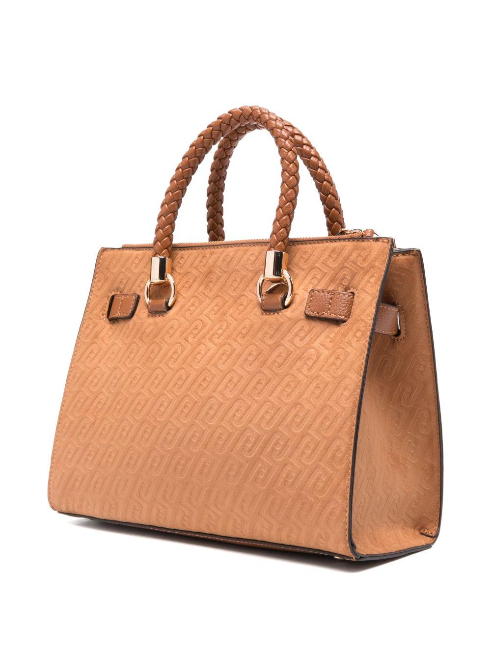 LIUJO Borsa tote color caramello
