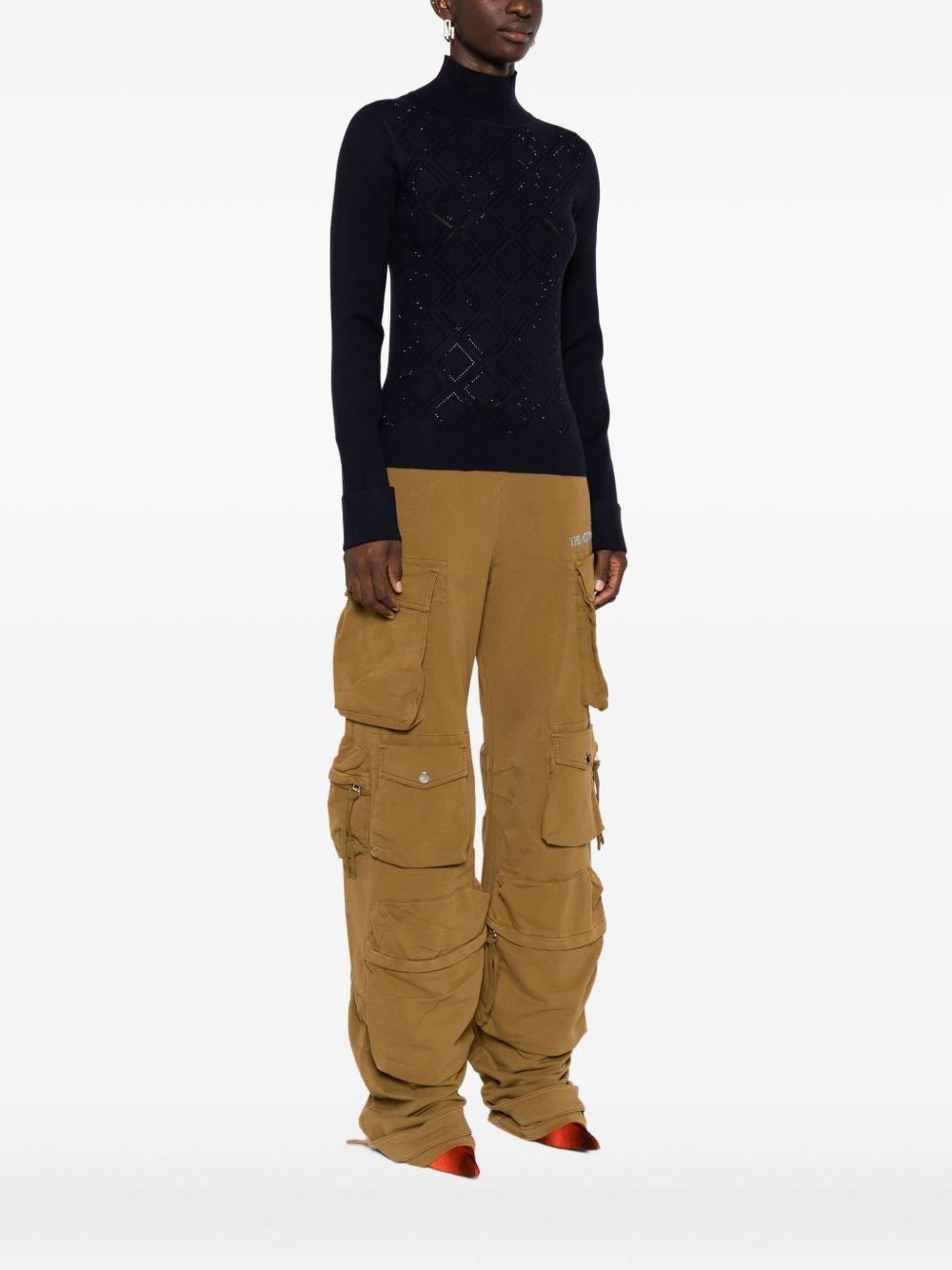 BLUGIRL Maglione a collo alto con motivo geometrico