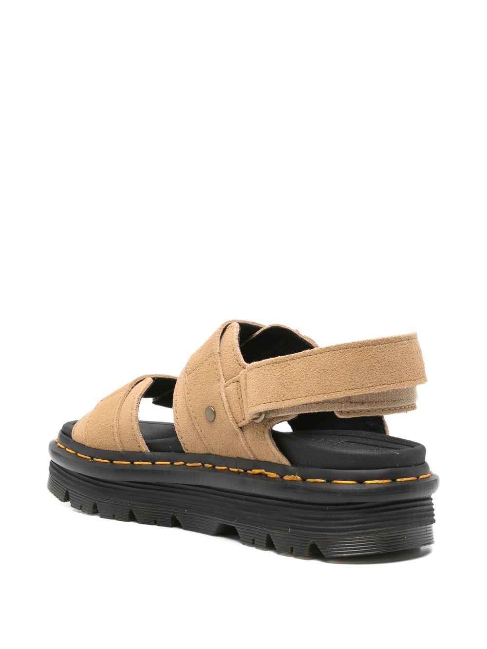 DR MARTENS Sandali bassi beige Zebzag con fibbie