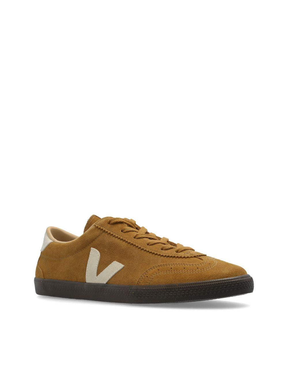 VEJA Sneakers scamosciate marroni e beige
