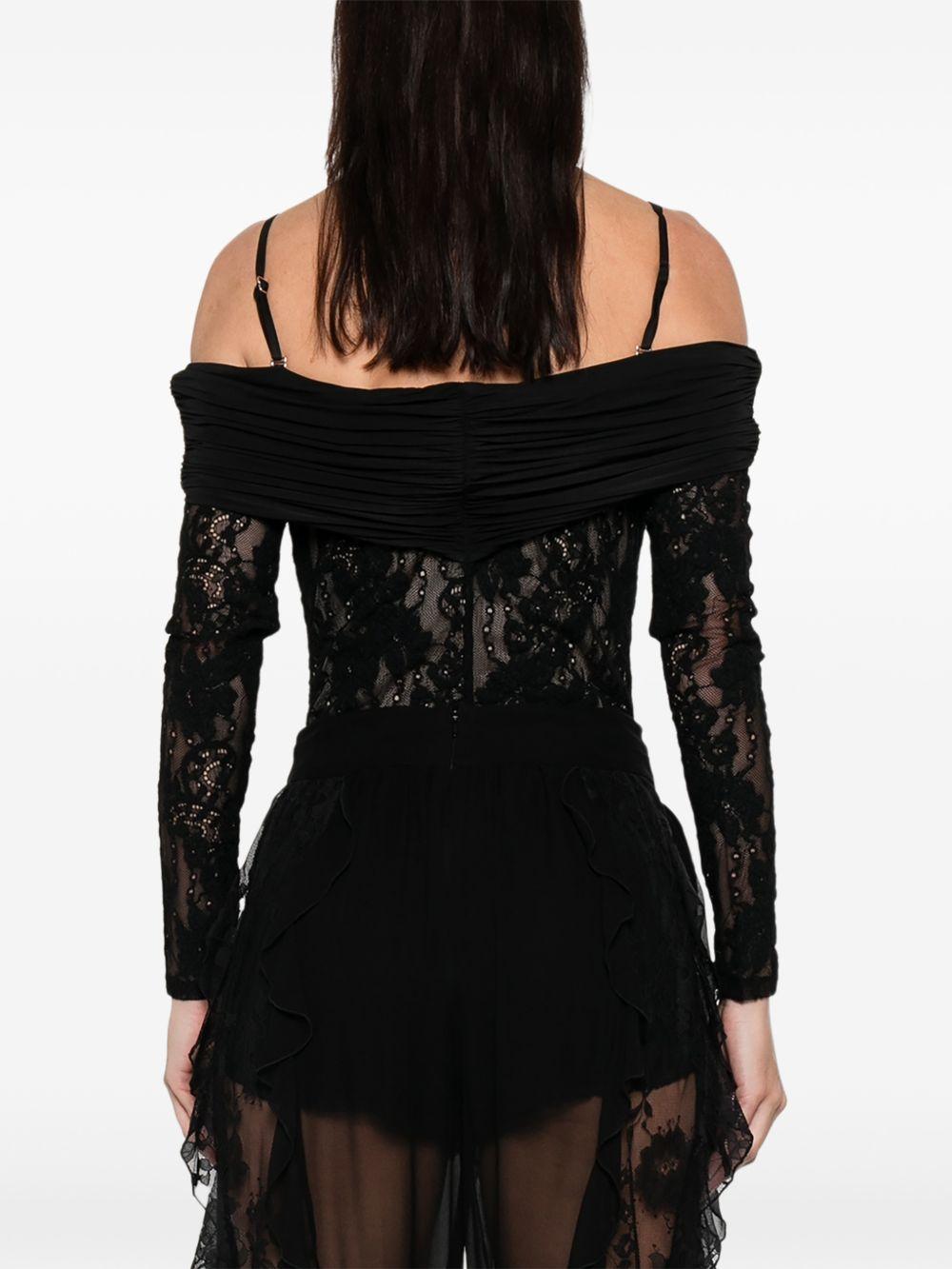 ZIMMERMANN Body in pizzo nero
