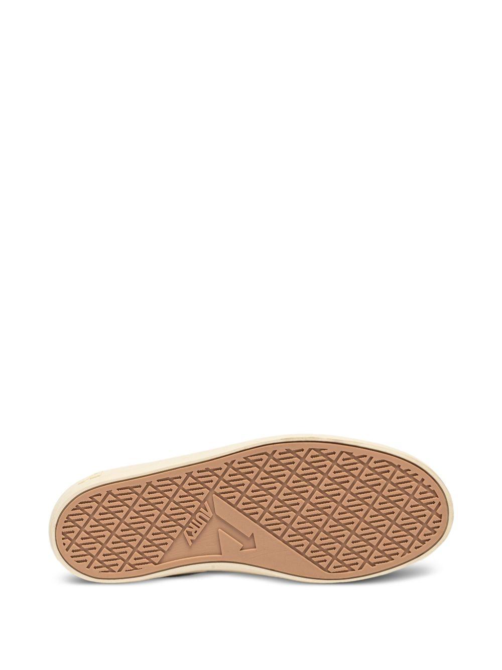 AUTRY Sneakers Windspace Low in pelle bianca e Space
