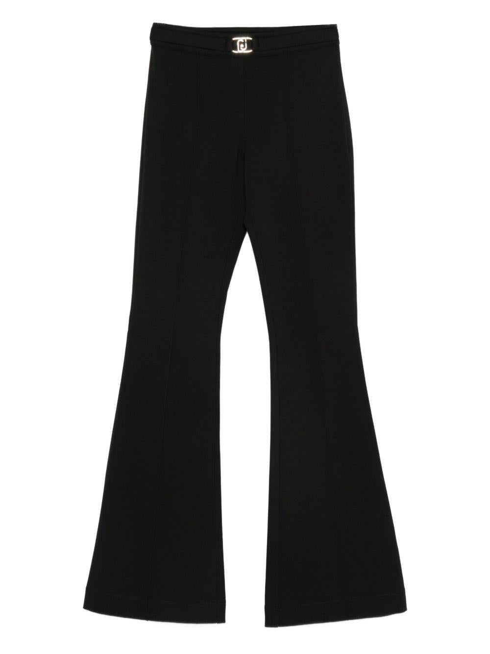 LIUJO Pantaloni neri svasati