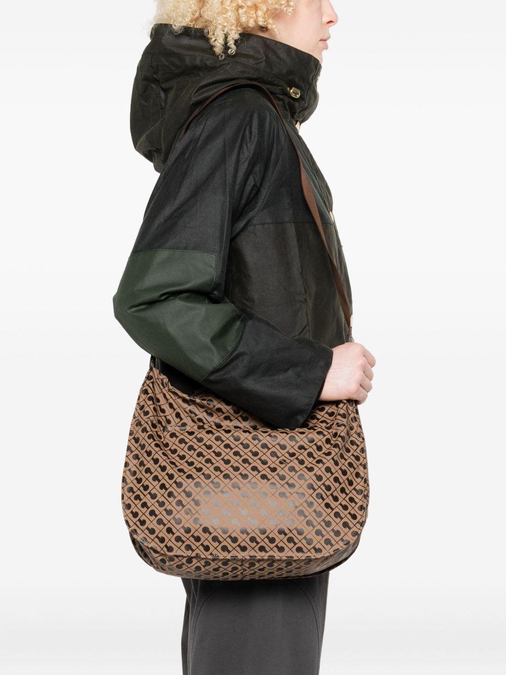 GHERARDINI Borsa a tracolla monogram in tessuto Softy