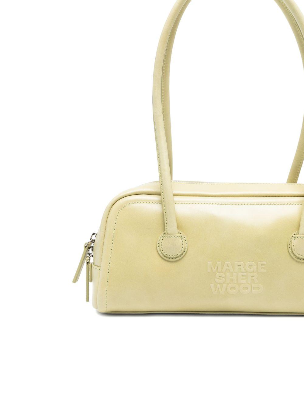MARGESHERWOOD Borsa a spalla Soft Baguette verde chiaro