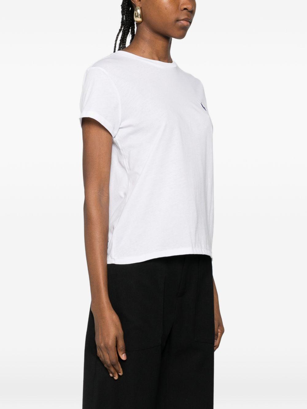 POLO RALPH LAUREN T-shirt in cotone bianco con pony blu