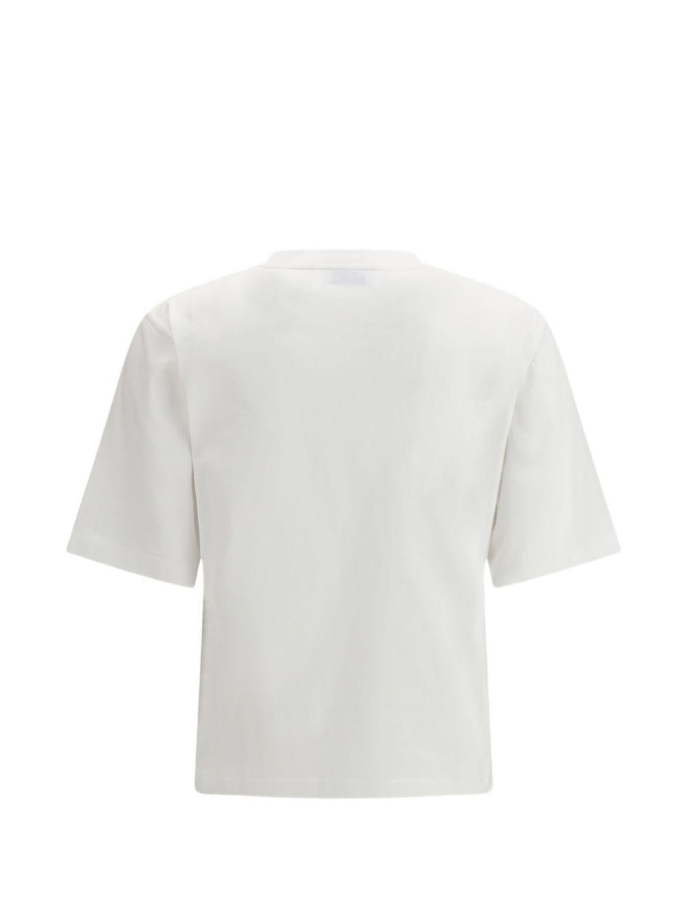 OFF WHITE T-shirt bianca con grafica sul petto