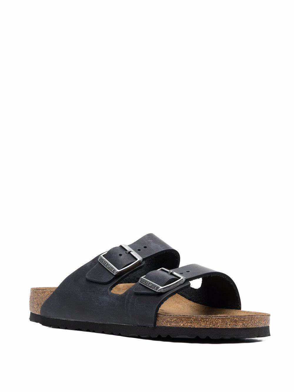 BIRKENSTOCK Ciabatte 'Arizona' in pelle nera