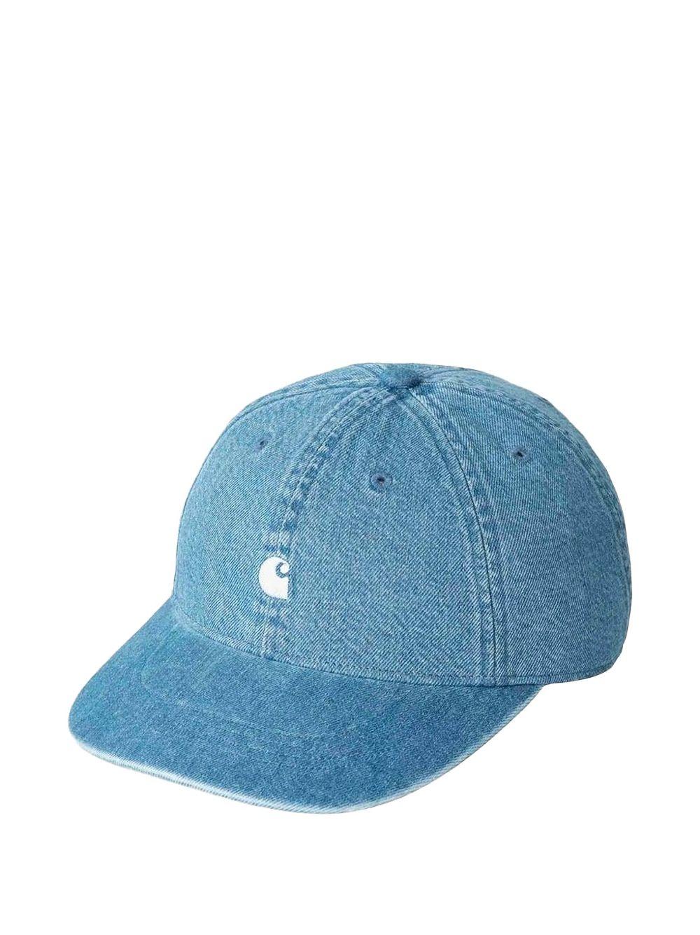 CARHARTT WIP Cappello da baseball in cotone effetto denim con logo