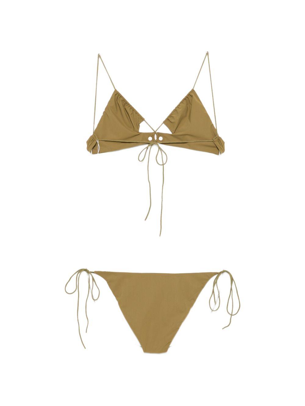AMAZUIN Set bikini verde Kaiss Khaki Green