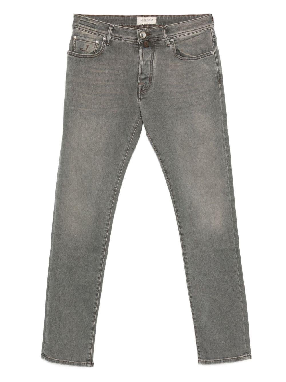 JACOB COHEN Jeans grigi effetto wash
