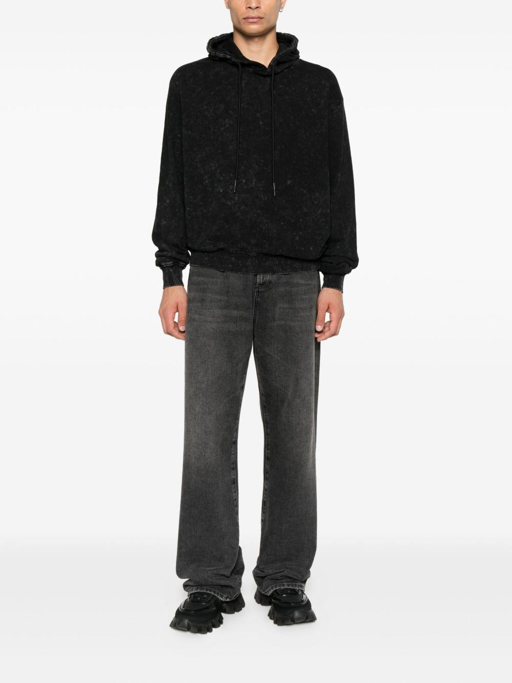 JOHN RICHMOND Felpa nera con cappuccio