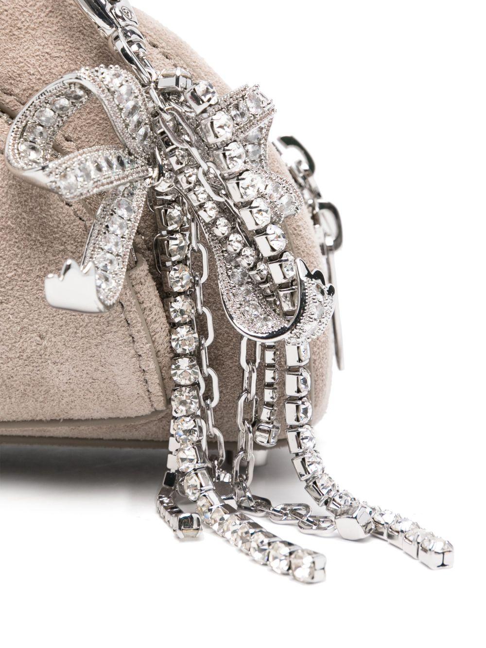 SELF PORTRAIT Borsa mini in pelle scamosciata