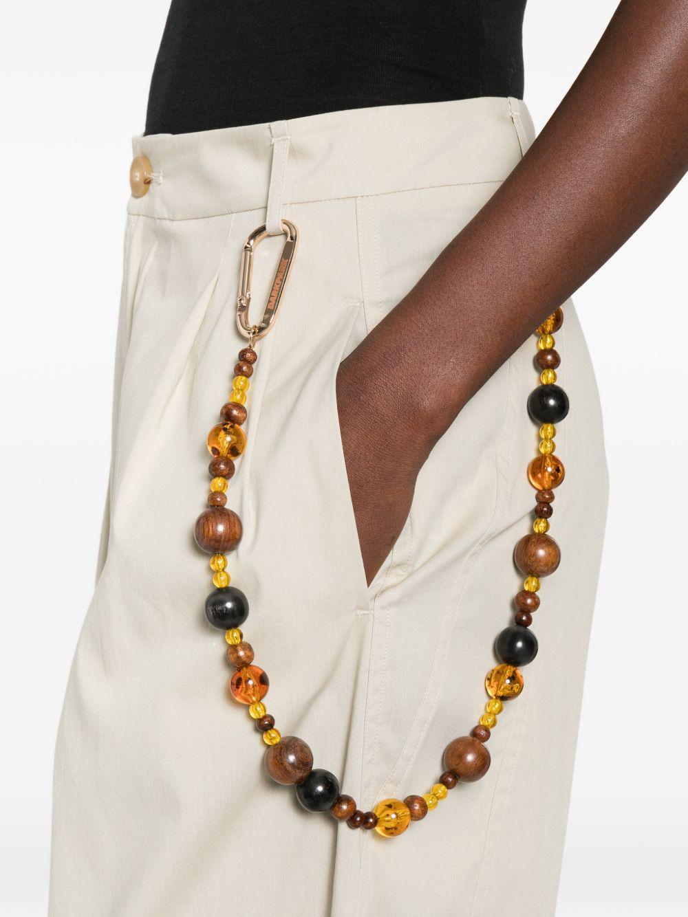 DARKPARK Pantaloni Phebe con ciondolo di perline