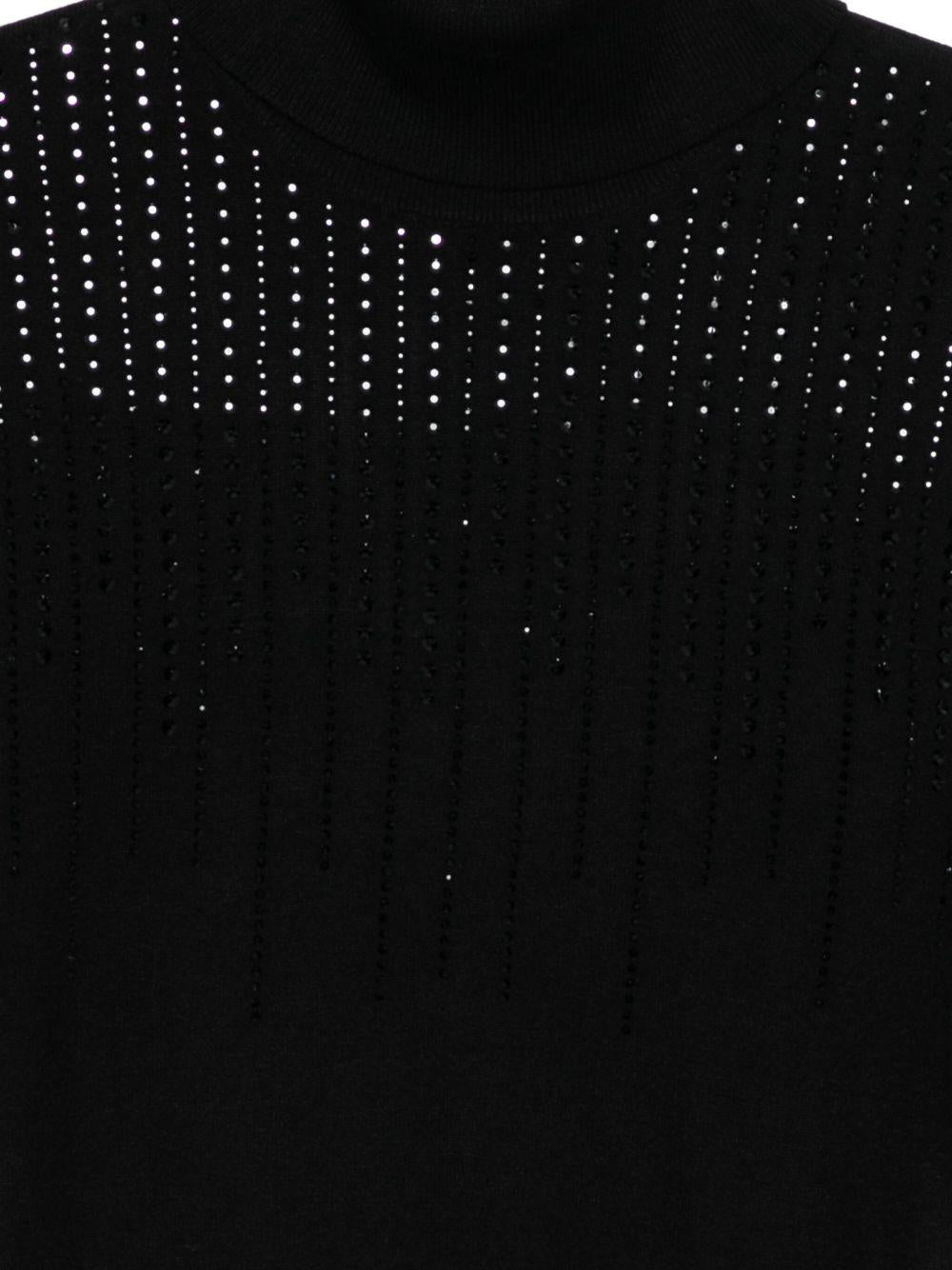 SEVENTY Dolcevita manica corta con strass