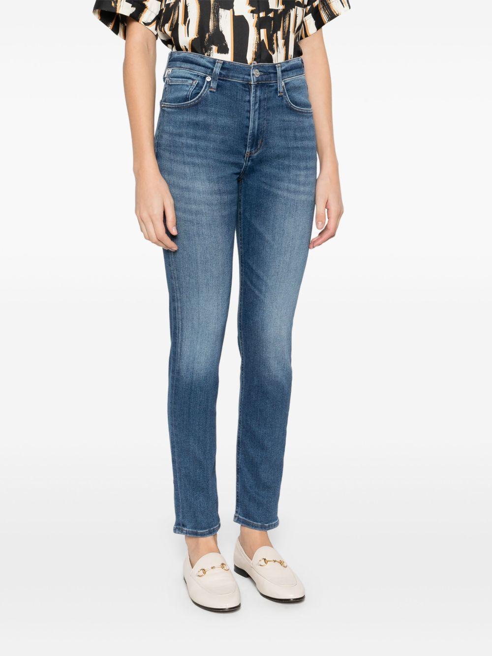 CITIZENS OF HUMANITY Jeans 'Ambry' in denim blu a gamba stretta