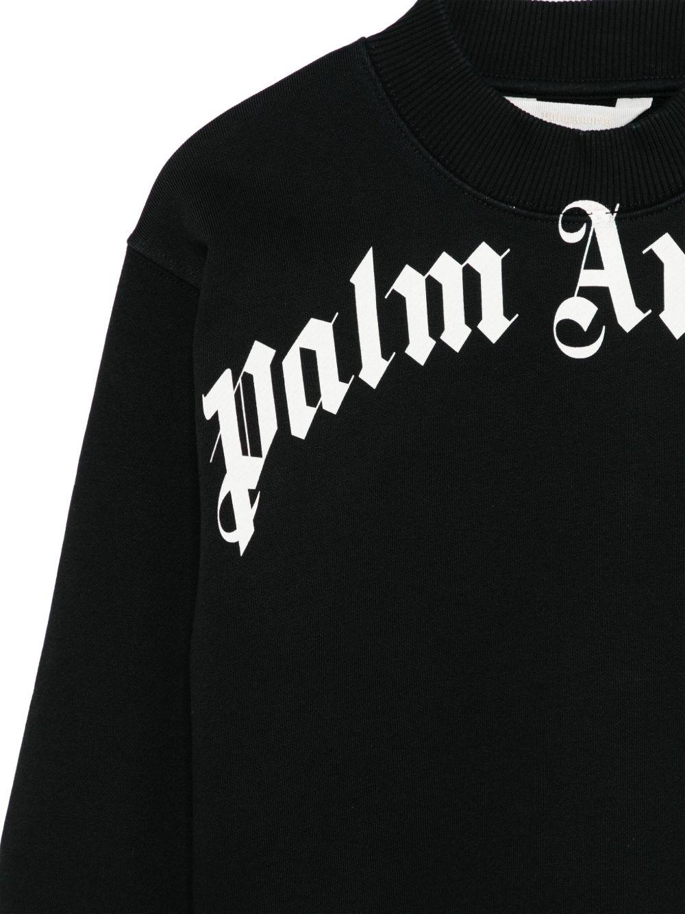 PALM ANGELS Felpa in cotone con stampa