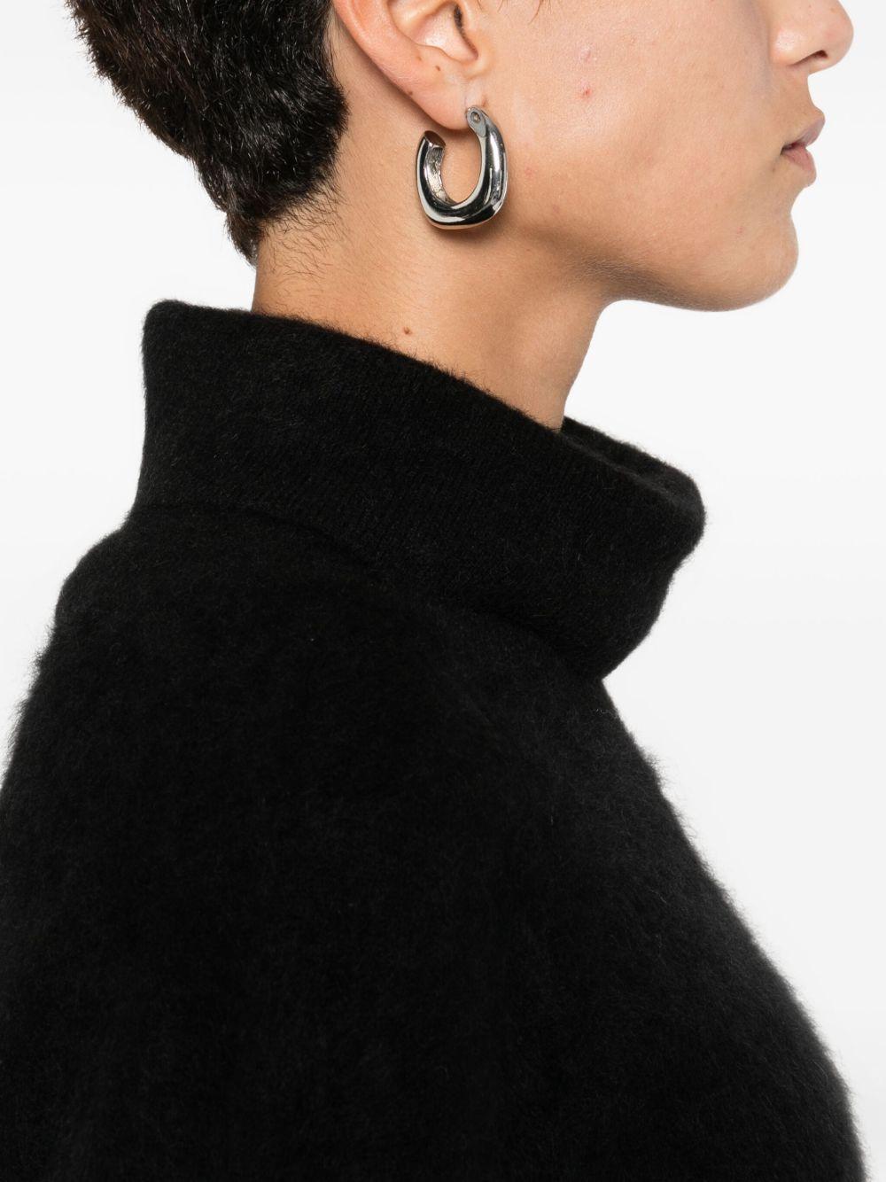 TABARONI Maglia a collo alto nera