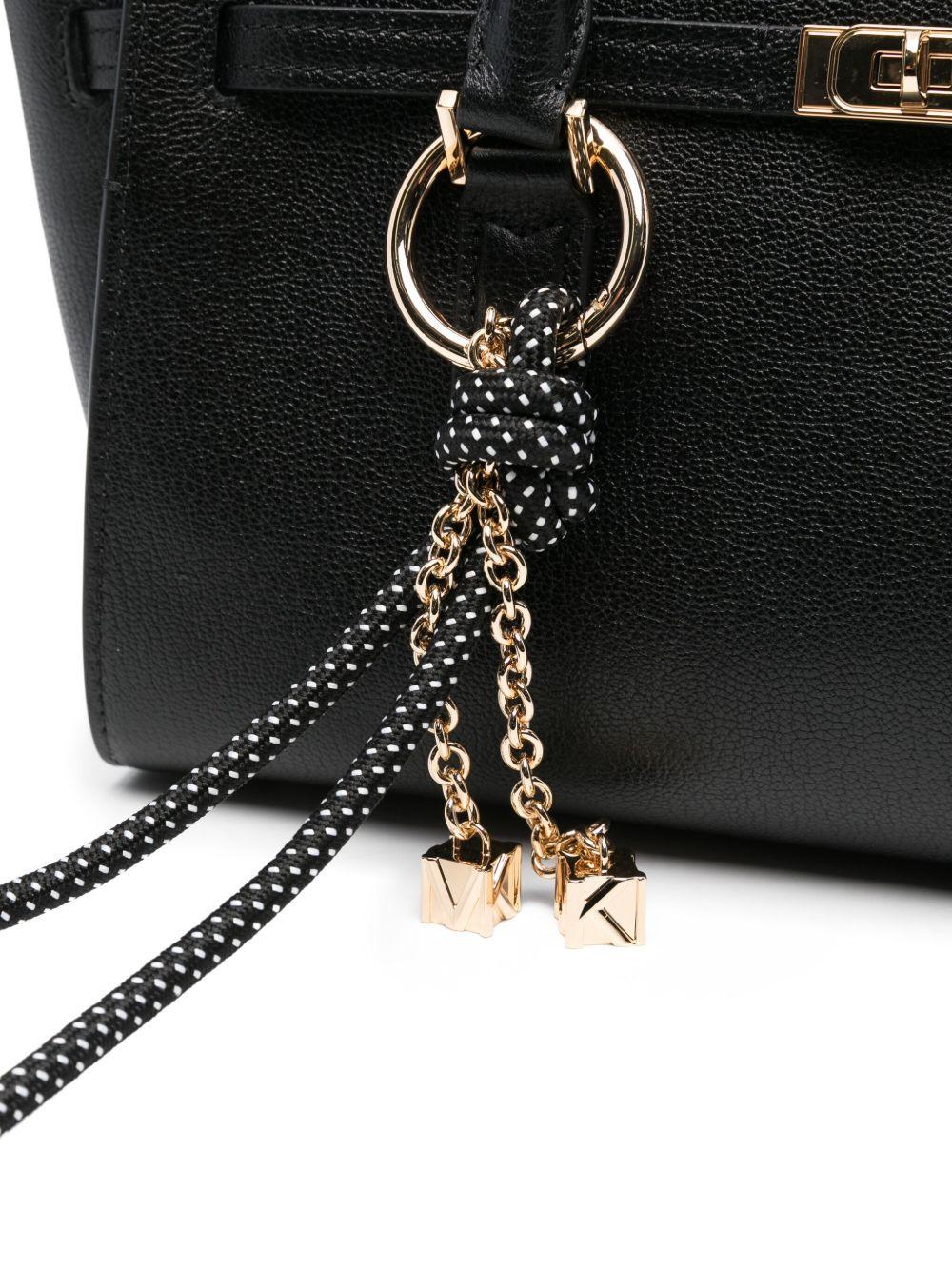 MICHAEL KORS Borsa a mano Hamilton in pelle nera