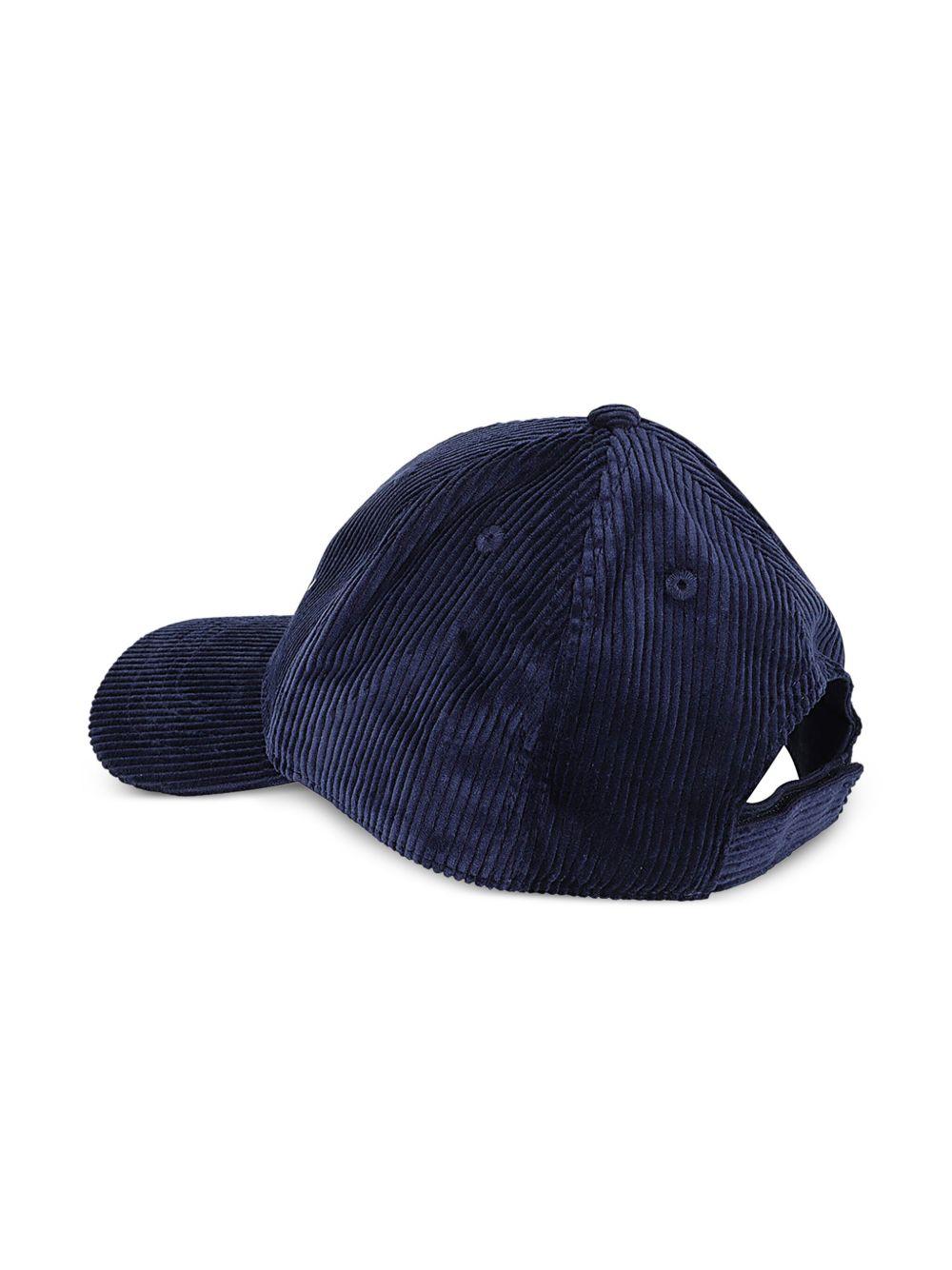 MC2 SAINT BARTH Cappello da baseball in velluto con logo