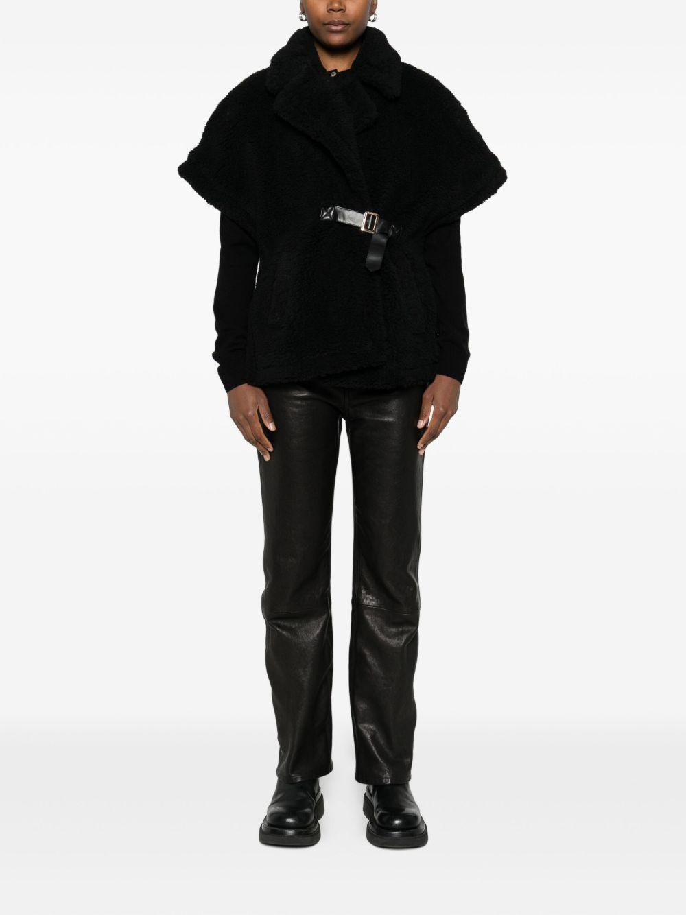 BLUGIRL Gilet teddy nero