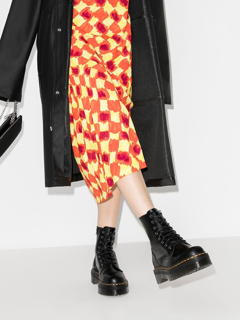 DR MARTENS Anfibi 'Jadon' stringati in pelle nera